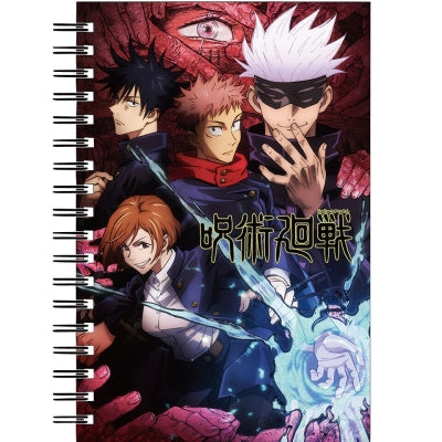 GE Animation Jujutsu Kaisen Key Art #2 Anime Spiral Hardcover Notebook