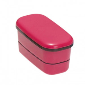 Glit & Brillia 2 Tier Lunch Bento Box Red (320ml,180ml)
