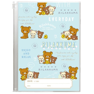 San-X Rilakkuma Note Contact Book Cover A5 Blue
